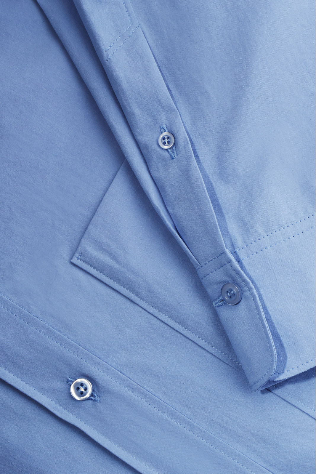 Kora Poplin Koszula Niebieski Koszule, bluzki, topy Elementy