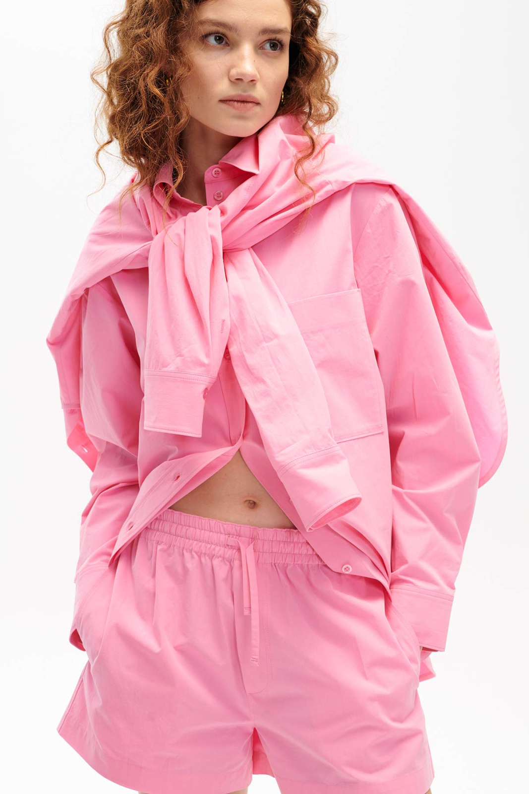 Callisto Poplin Shorts Pink Outlet Elementy