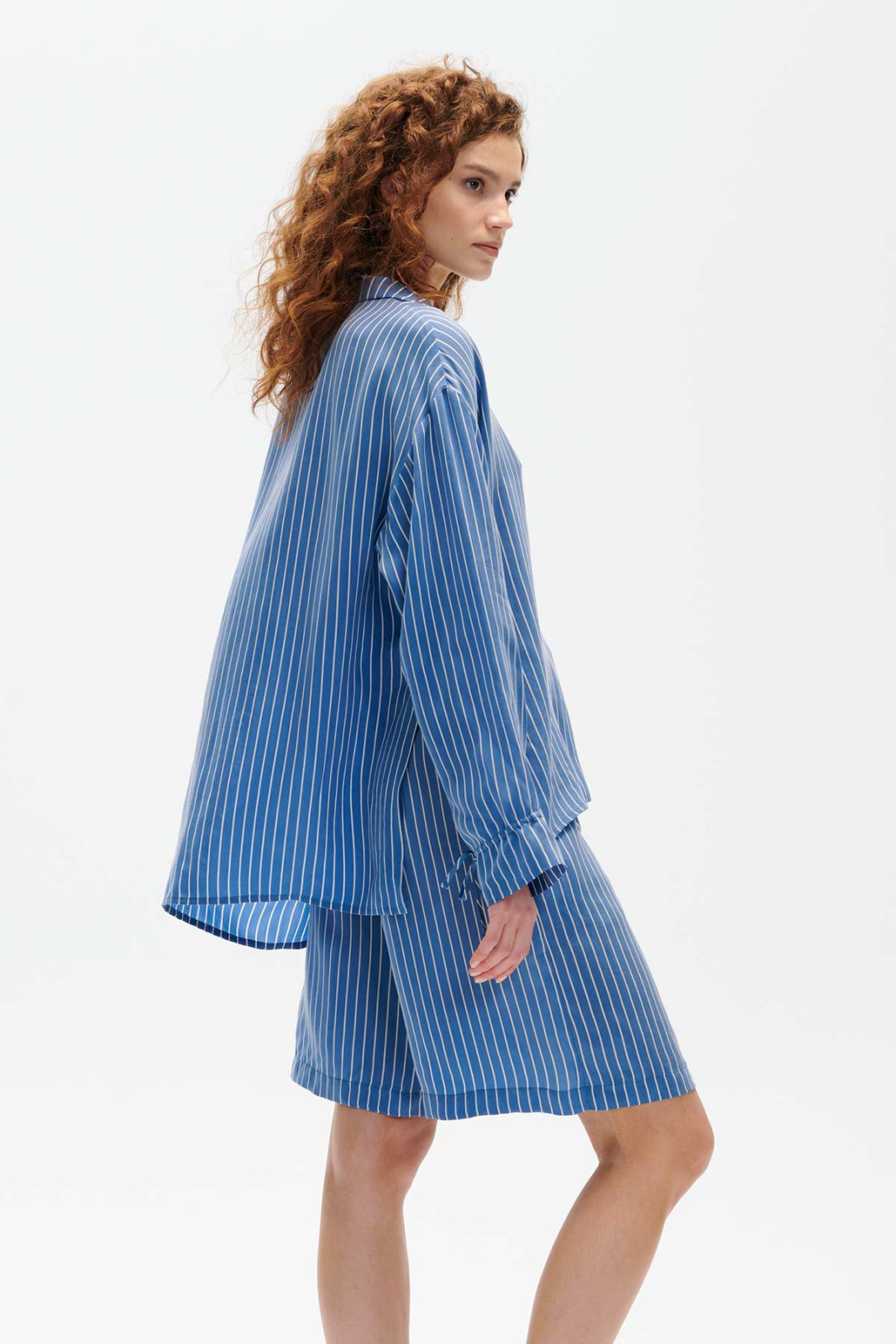 Tris Cupro Shirt Blue Stripes Outlet Elementy