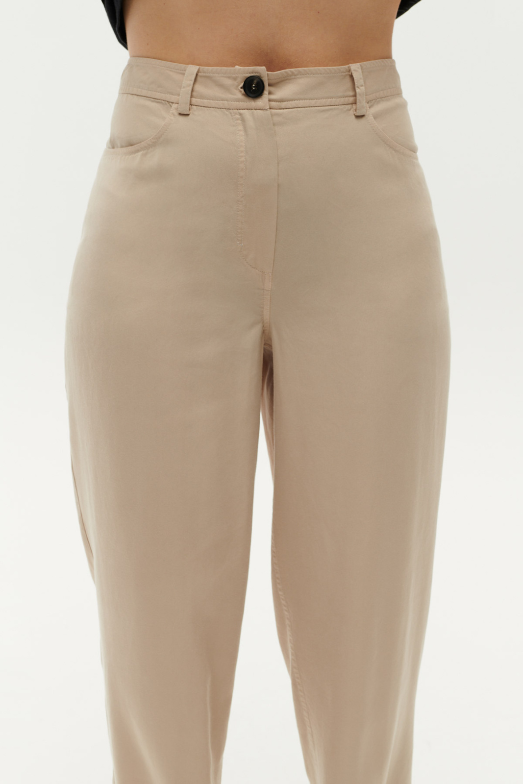 Flores Washed Trousers Taupe Outlet Elementy