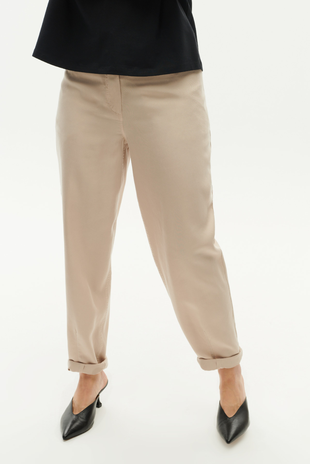 Flores Washed Trousers Taupe Outlet Elementy