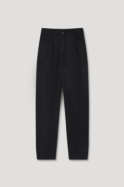 Flores Washed Trousers Black