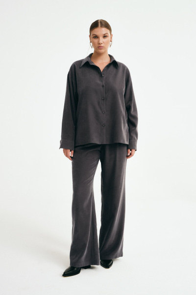 Justin Soft Trousers Antracite