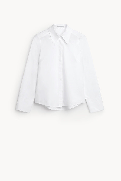 Elif Poplin Shirt White
