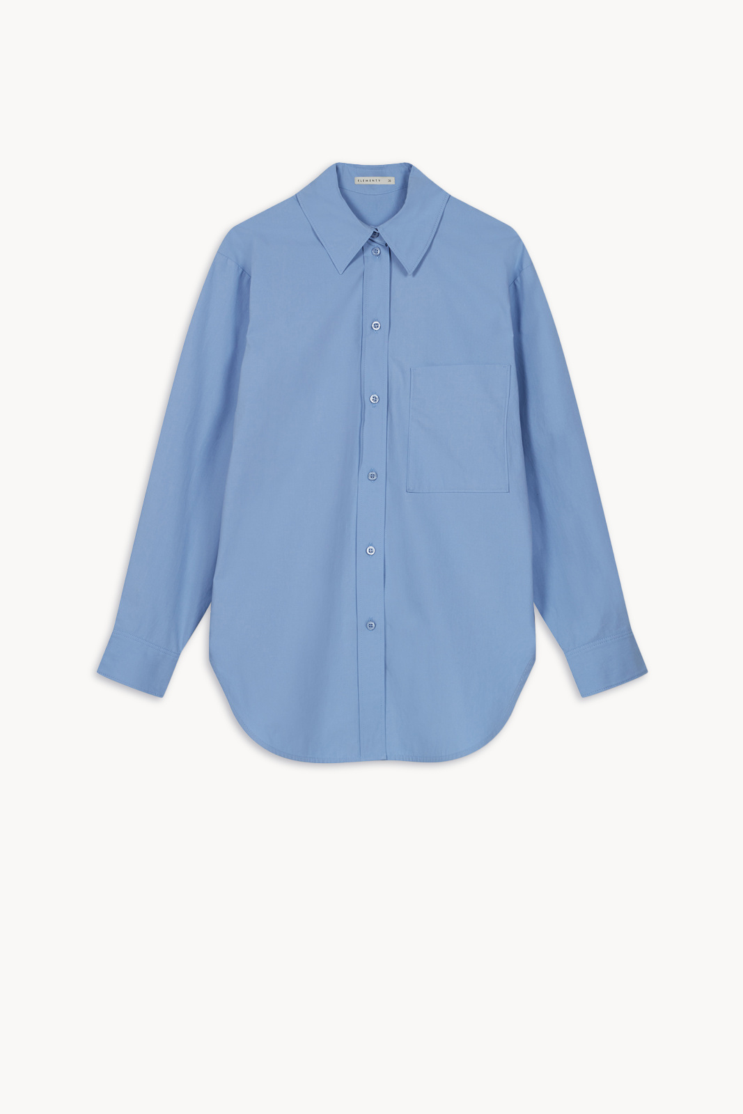 Kora Poplin Koszula Niebieski Koszule, bluzki, topy Elementy