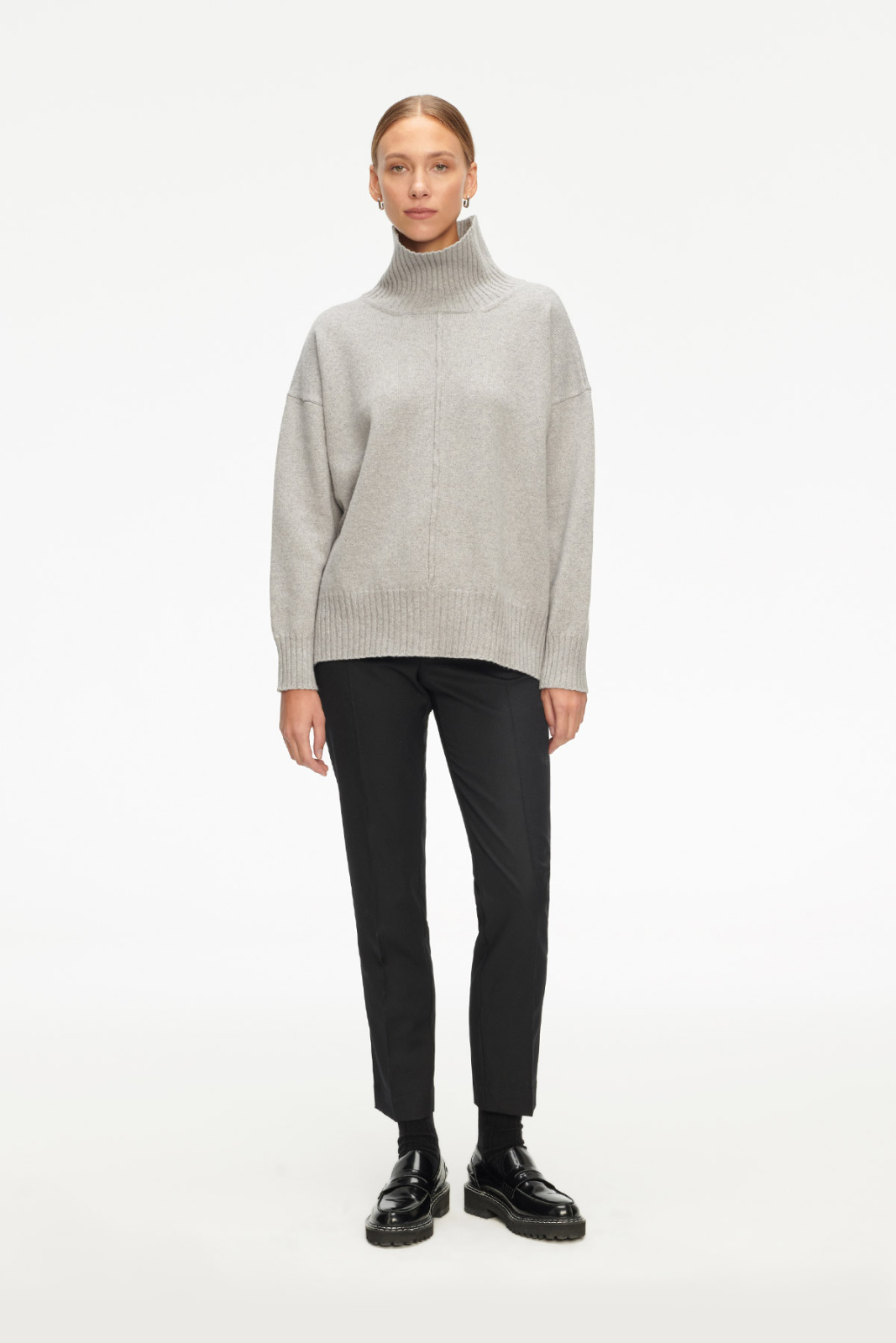 Grey hot sale merino sweater