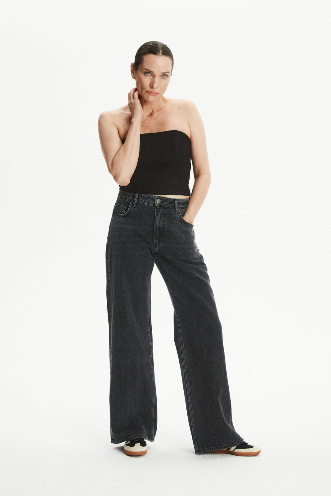 Buy Happiness Istanbul High Waisted Wide Leg Pants 2024 Online