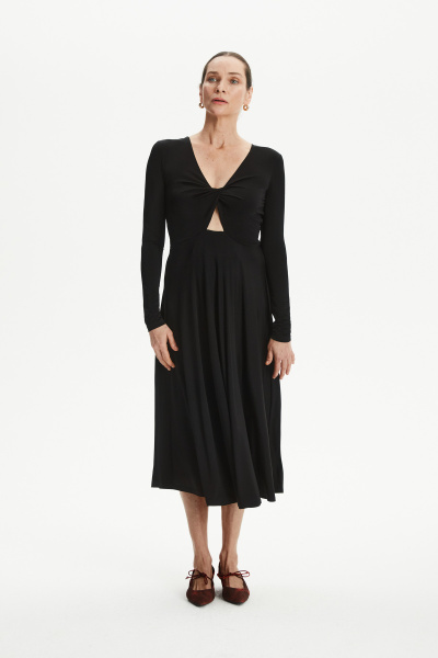 Martha Jersey Dress Black