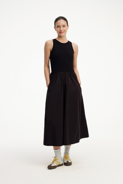 Collet Summer Dress Black