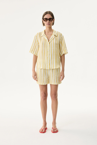 Resort Shorts Yellow Stripes