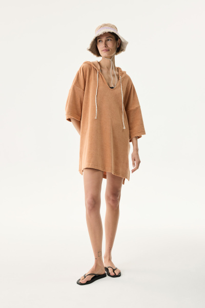 Wave Poncho Coral