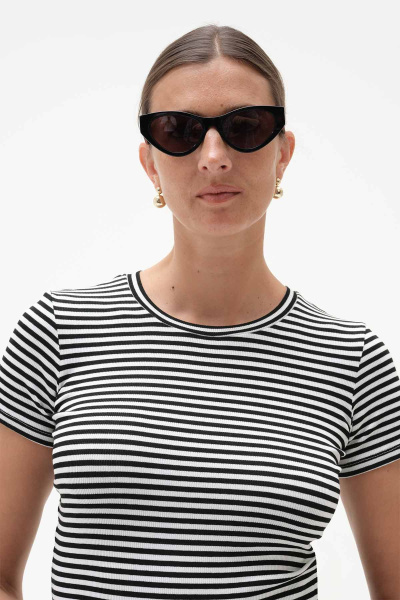 Paris Stripes T-shirt Czarne paski