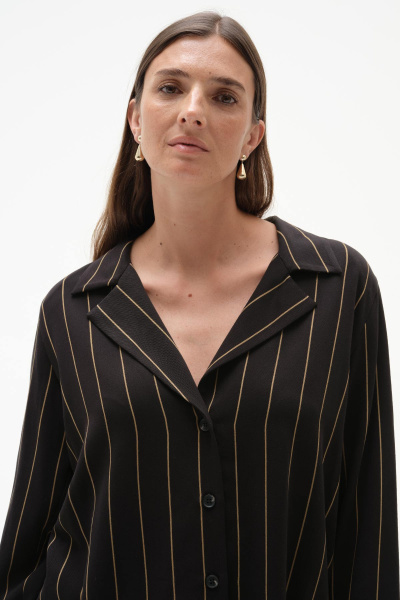 Melody Shirt Beige Stripes