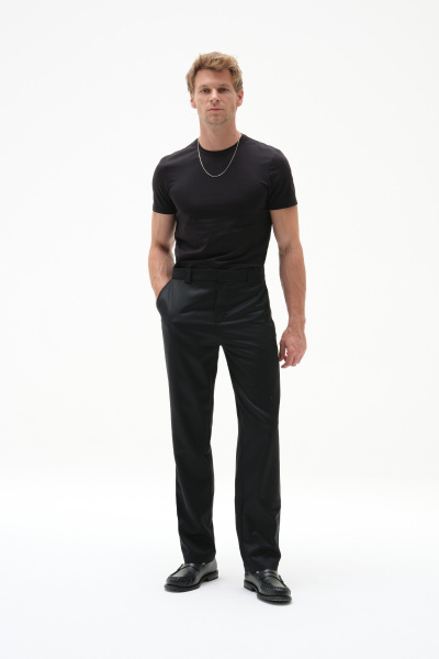 Aidan Wool Trousers Black