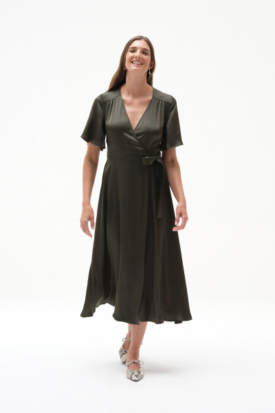 Carla Dress Dark Green