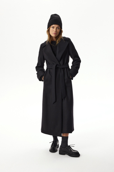 Clement Coat Black