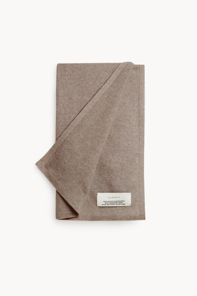 Oversize Merino Scarf Beige