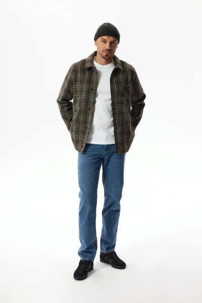 Dante Wool Overshirt Green