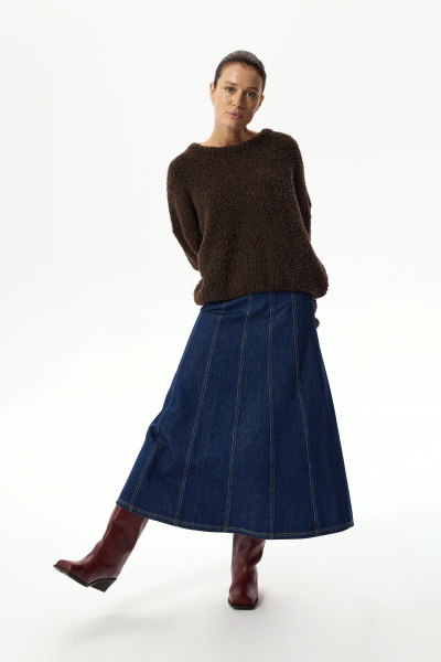 Jesse Denim Skirt Dark Navy