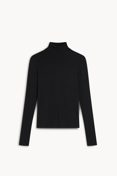 York Cashmere Turtleneck Black