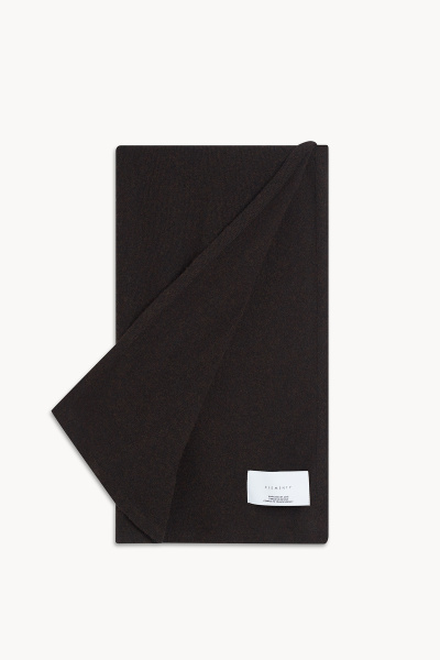 Oversize Merino Scarf Brown