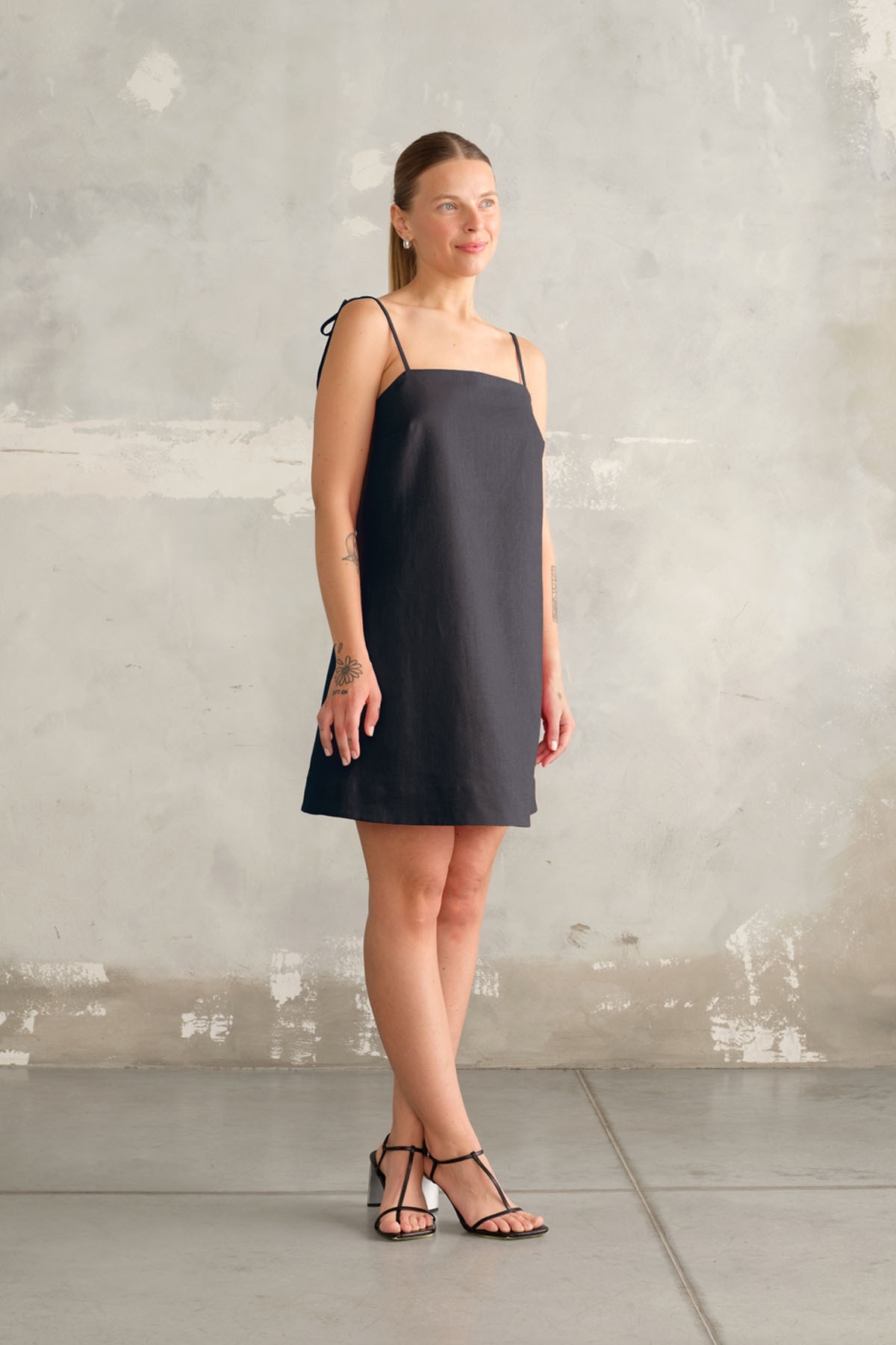 Poppy Dress Anthracite