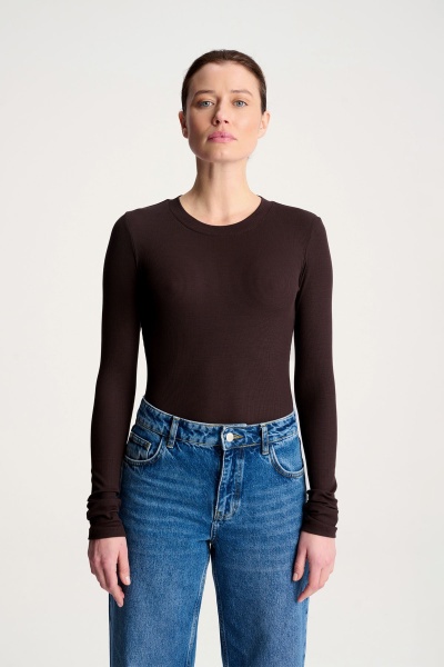 London Longsleeve Czekoladowy