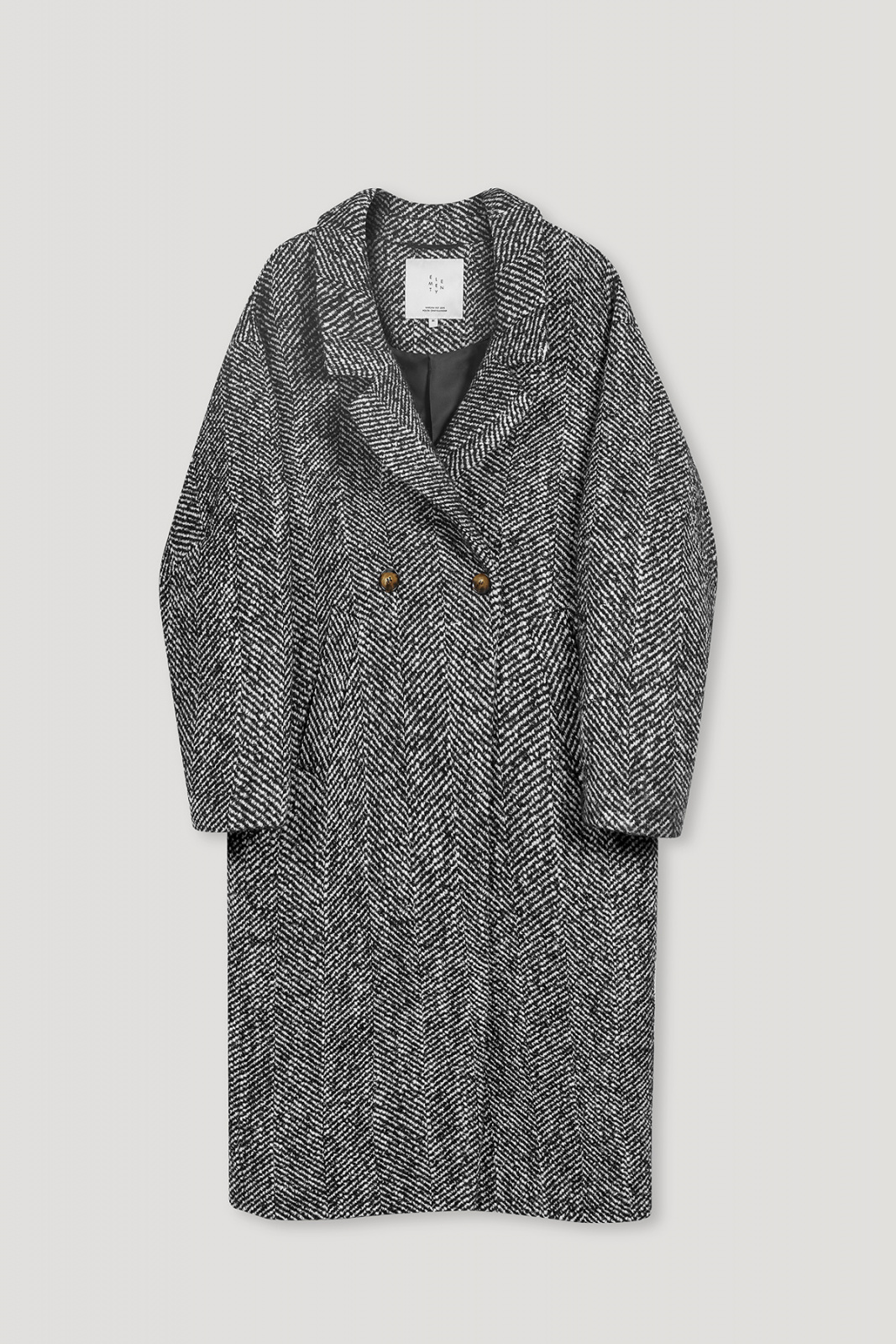 Allure HERRINGBONE Coat Wool coats Elementy